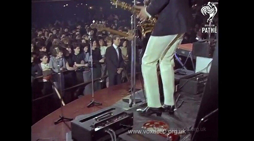 The Dave Clark Five with their early Vox AC50s