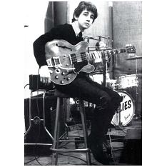 Tony Hicks at EMI studios with a small box (thick edged) AC50