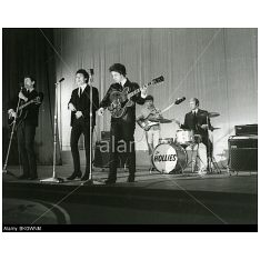 The Hollies on stage in early 1965