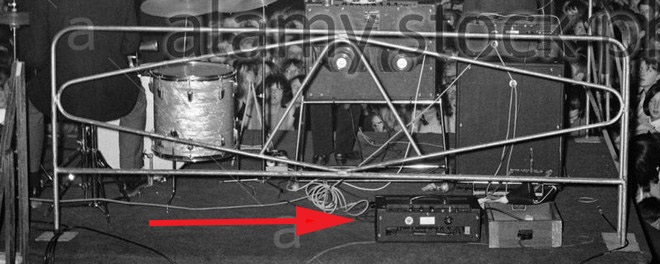 Bill Wyman's AC50 as spare at the Mod Ball