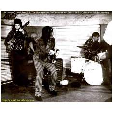 Screaming Lord Sutch with a Vox AC50