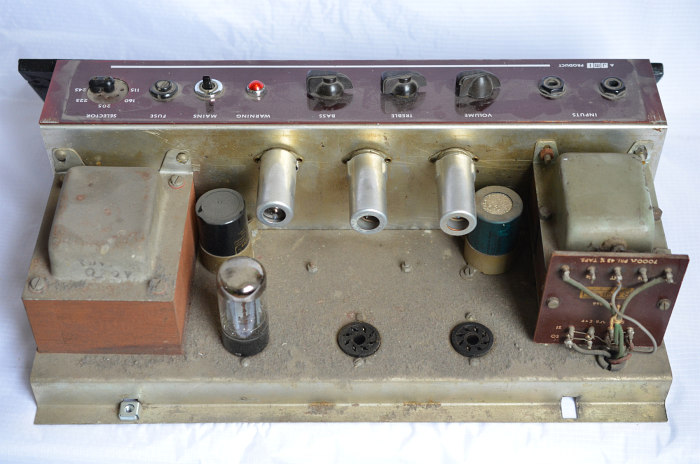Vox AC50 Mark 1, serial number lacking