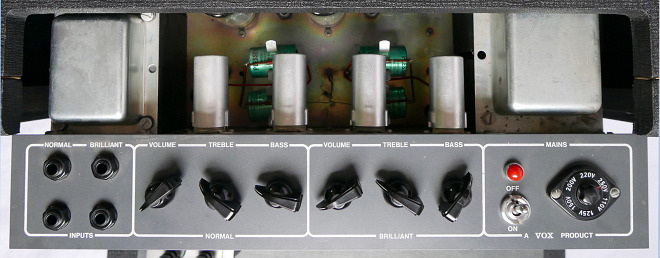 A Vox Sound Limited AC50 amplifier from 1975