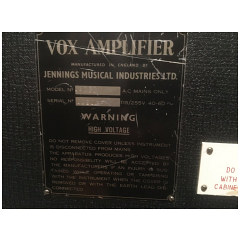 Vox AC50, large box, serial number 39056