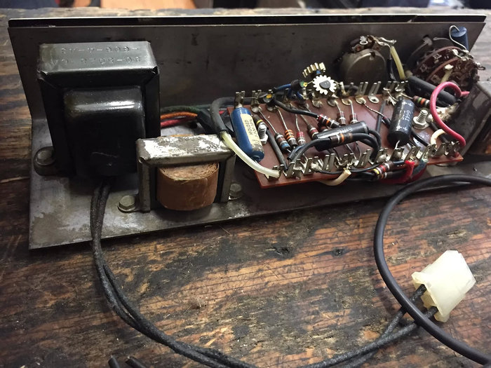 Reverb unit for the Vox AC50, made by Thomas Organ, c. 1965