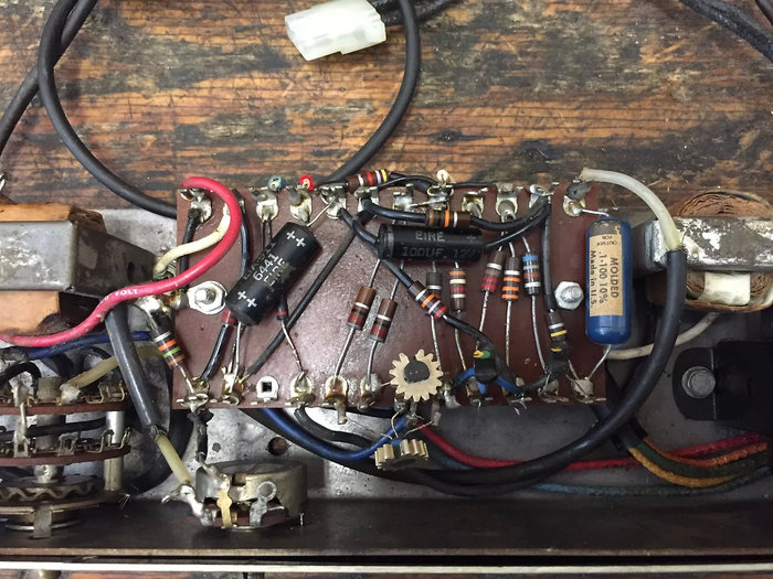 Reverb unit for the Vox AC50, made by Thomas Organ, c. 1965