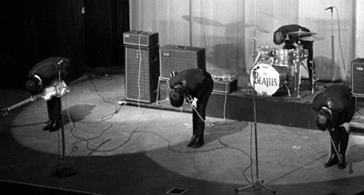The Beatles with Vox AC50s