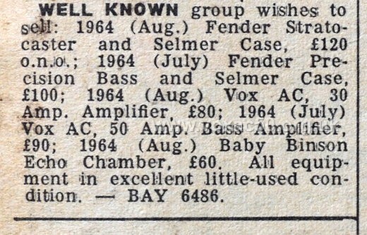 Melody Maker magazine, 13th March 1965