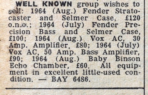 Melody Maker magazine, 13th March 1965